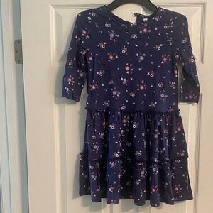 Tea Collection Navy Floral Kids Dress